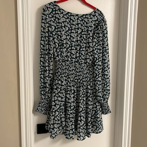 Abercrombie & Fitch Long Sleeve Floral Mini Dress - Picture 4 of 6